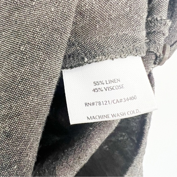 Eileen Fisher Linen Blend Buttondown Shirt Size 1X - Picture 8 of 9